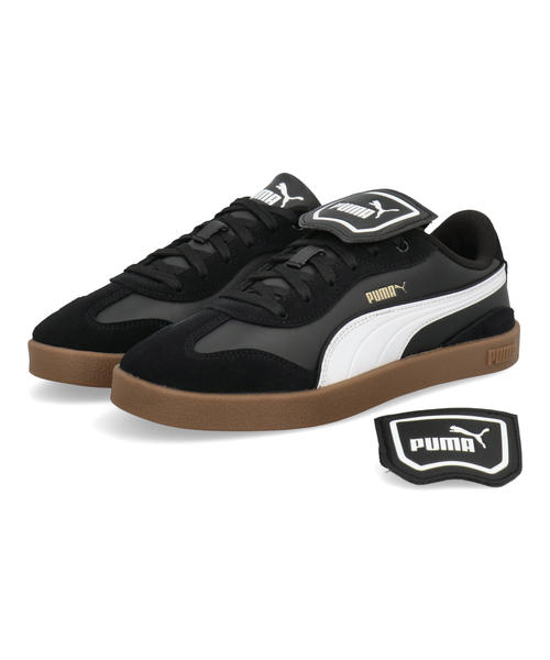 PUMA プーマ CLUB AZURA【折り返しタン取り外し可能】レディーススニーカー(クラブアズーラ) 404476 03 プーマブラック/プーマホワイト