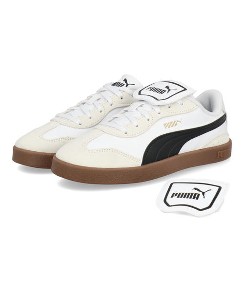 PUMA プーマ CLUB AZURA【折り返しタン取り外し可能】レディーススニーカー(クラブアズーラ) 404476 02 プーマホワイト/プーマブラック
