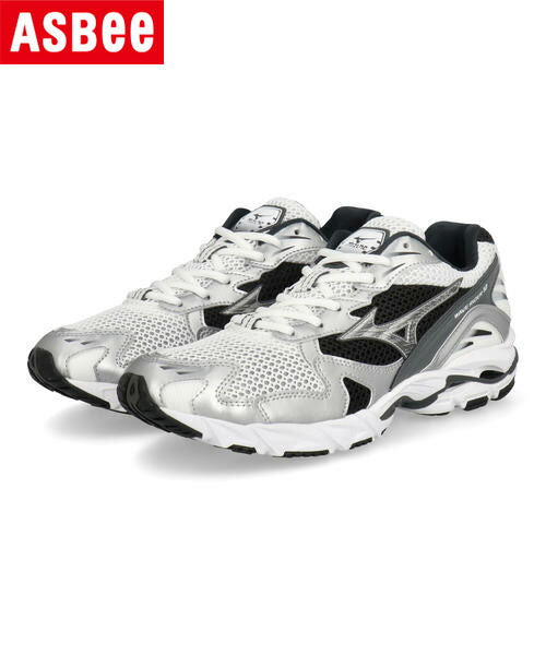 【クーポン配布中】mizuno ミズノ WAVE RIDER 10 レディーススニーカー ウエーブライダー10 D1GA2104 05 ホワイト/ブラック/シルバー レディース シューズ 靴 スニーカー ローカット ブランド ギフト プレゼント ラッピング ASBee アスビー 13,277円