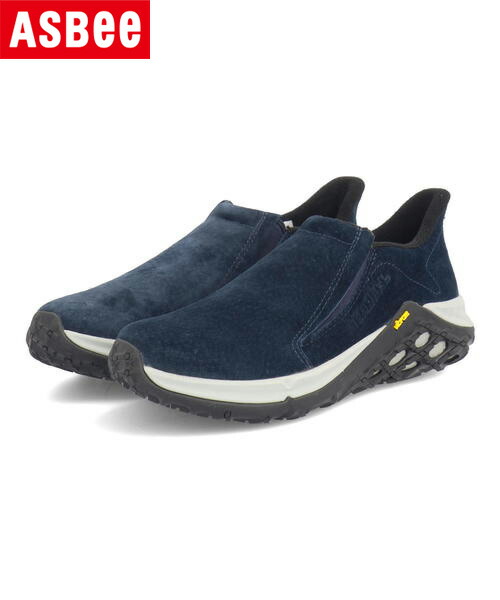 MERRELL メレル JUNGLE MOC 2.0 AC+ レディーススニーカー スリッポン アウドドアシューズ ジャングルモック2.0AC+ J5002374 ネイビー レディース シューズ 靴 アウトドア スニーカー タウンユース キャンプ ローカット ｜靴通販のシューズショップASBee