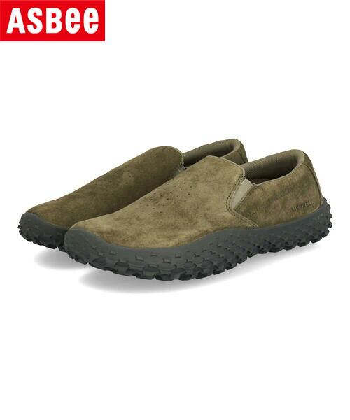 MERRELL メレル WRAPT SLIP ON 本革 軽量 メンズシューズ アウトドアスニーカー スリッポン ラプトスリップオン J007431 ケルン メンズ シューズ 靴 アウトドアシューズ カジュアルシューズ スニーカー タウンユース ローカット