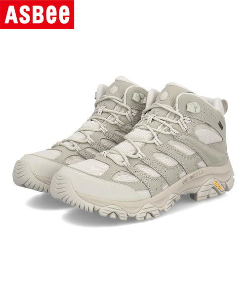 【クーポン配布中】MERRELL メレル MOAB 3 SYNTHETIC MID GORE-TEX 防水透湿 メンズアウトドアシューズ モアブ3シンセティックミッドゴアテックス J500435 バーチ/バーチ レインシューズ タウンユース ハイキング ミッドカット 防水・耐水シューズ