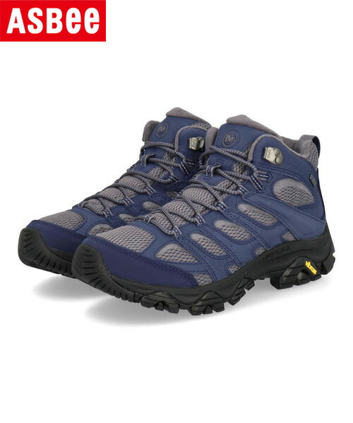 MERRELL メレル MOAB 3 SYNTHETIC MID GTX 防水透湿 メンズアウトドアシューズ GORE-TEX モアブ3シンセティックミッドゴアテックス J500637 グレーストーン メンズ シューズ 靴 アウトドアシューズ スニーカー レインシューズ