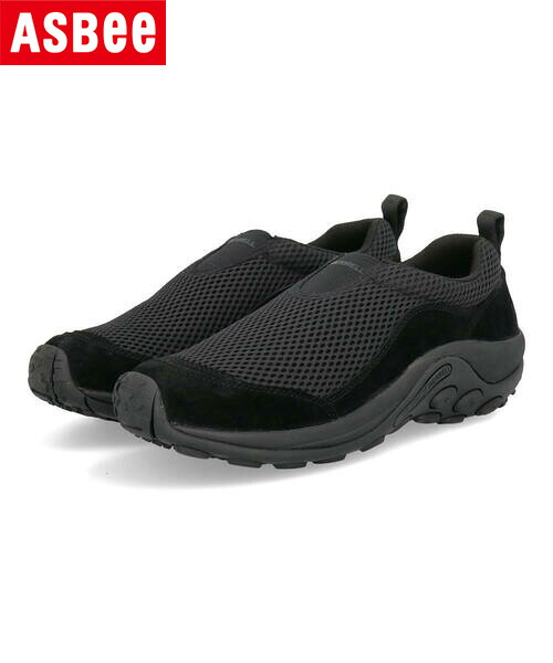 【クーポン配布中】MERRELL メレル JUNGLE MOC BREEZE メンズシューズ アウトドアスニーカー スリッポン ジャングルモックブリーズ J500645 トリプルブラック メンズ シューズ 靴 アウトドアシューズ スニーカー タウンユース ローカット アスビー