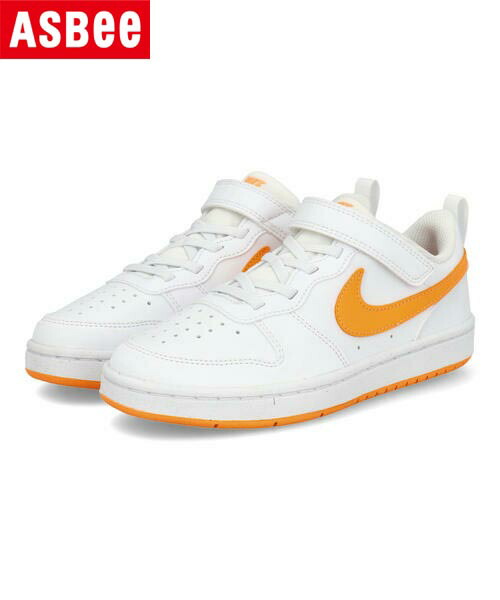 【クーポン配布中】NIKE ナイキ COURT BOROUGH LOW RECRAFT PS キッズスニーカー 子供靴 シューズ コートボローLOWリクラフトPS DV5457 119 ホワイト/ピーチクリーム/ホワイト キッズ 靴 スニーカー ガールズ プレゼント ラッピング ASBee アスビー