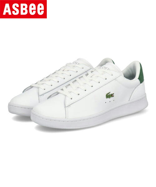 LACOSTE ラコステ CARNABY SET 224 1 SMA メンズレザースニーカー カーナビーセット2241SMA 48SMA0011 1R5 ホワイト/ダークグリーン メンズ シューズ 靴 スニーカー ローカット ブランド ギフト プレゼント ラッピング ASBee アスビー