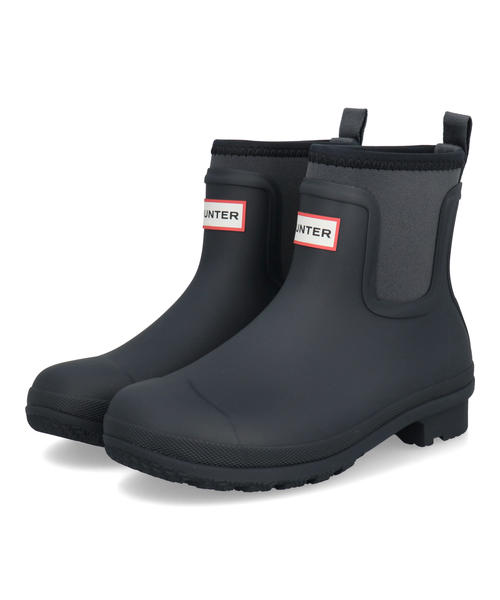 HUNTER ハンター WOMENS ORIGINAL NEOPRENE CHELSEA BOOT レディースラバーブーツ レイン オリジナルネオプレンチェルシーブーツ WFS2403NRE ハンターネイビー レディース シューズ 靴 レインシューズ レインブーツ ブーツ 雨 雪