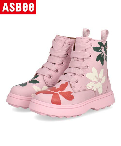 【クーポン配布中】CAMPER カンペール TWINS NORTE KIDS 本革 キッズスニーカーブーツ 子供靴 ハイカット レースアップブーツ ツインズノルテ K900150 020 ピンク キッズ シューズ 靴 スニーカー ブーツ ガールズ ラッピング ASBee アスビー｜靴通販のシューズショップASBee