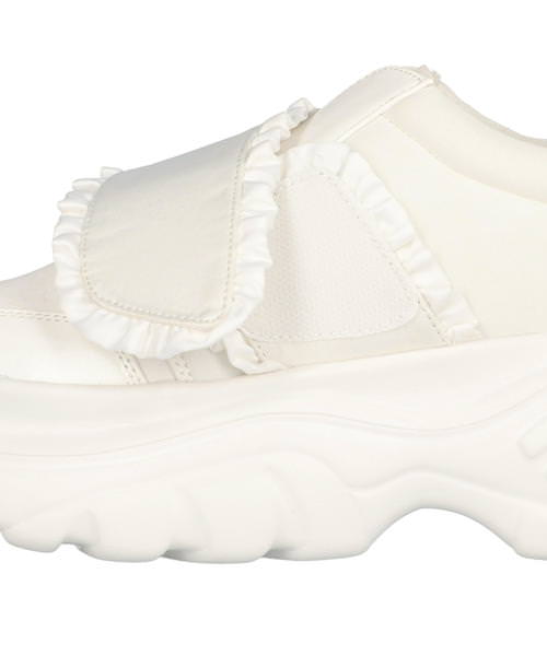 請負業者 隣接 マスク 厚底フリルスニーカー Refreshthetriangle Org