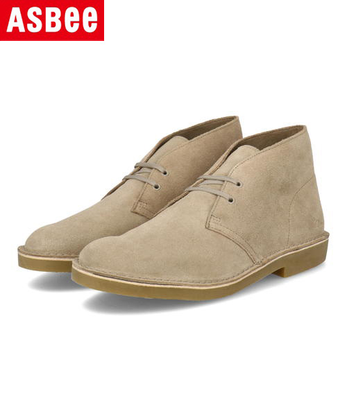【クーポン配布中】Clarks クラークス DESERT BT EVO メンズブーツ デザートブーツエヴォ 26166786 サンドスエード メンズ シューズ 靴 ブーツ カジュアル チャッカ ブランド ASBee