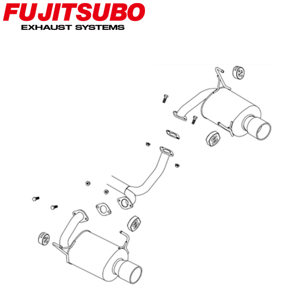 【正規品】FUJITSUBO フジツボ マフラー 車 A-S SUBARU スバル レガシィB4 DBA-BMG H24.5～H26.10 350-64092 A-S 58,948円