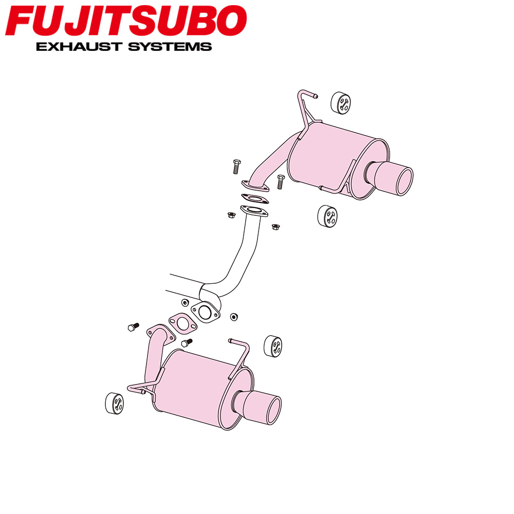 【正規品】FUJITSUBO フジツボ マフラー 車 A-S SUBARU スバル フォレスター DBA-SHJ H22.10~H24.11 350-64531 A-S|オールサポートグループ