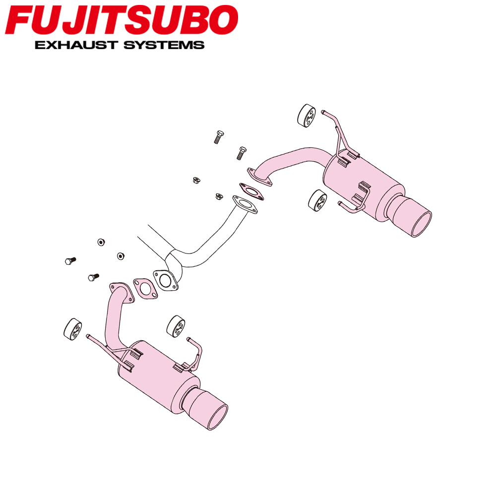 【正規品】FUJITSUBO フジツボ マフラー 車 A-S SUBARU スバル エクシーガ DBA-YA9 H21.12～H24.7 350-67011 A-S