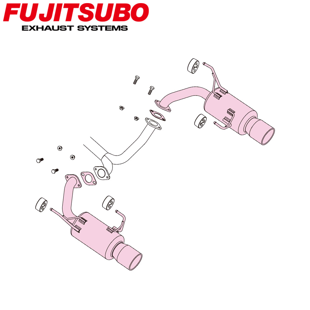 【正規品】FUJITSUBO フジツボ マフラー 車 A-S SUBARU スバル エクシーガ DBA-YAM H27.4～H30.3 350-67011 A-S