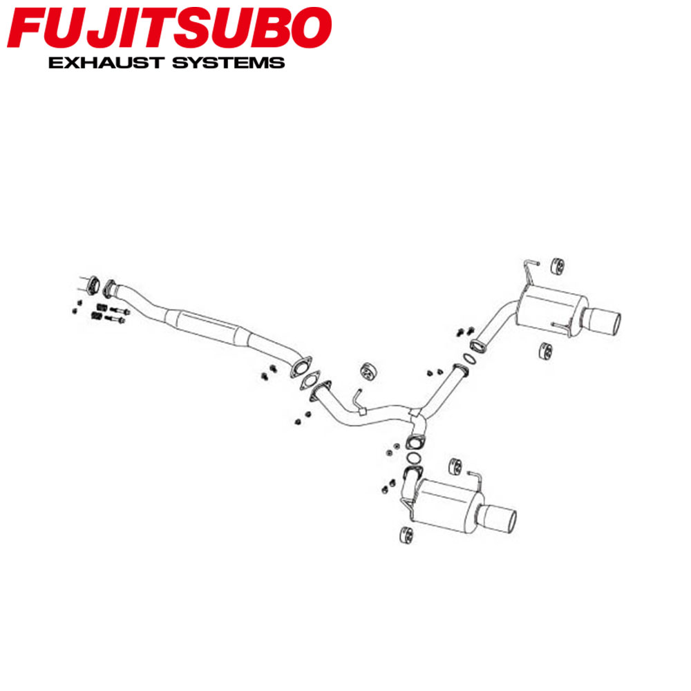 【マラソンP最大47.5倍！】【正規品】FUJITSUBO フジツボ マフラー 車 A-R SUBARU スバル WRX DBA-VAG H26.8? 570-63111 A-R｜オールサポートグループ
