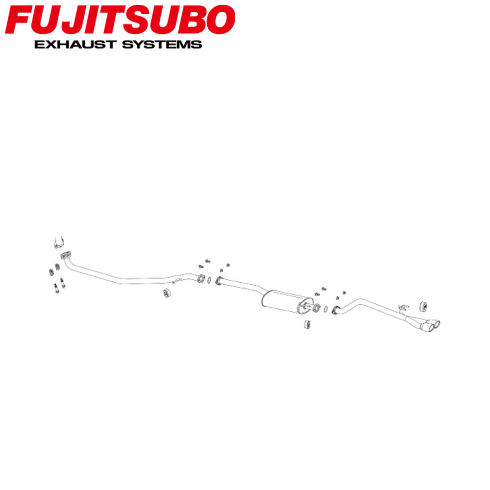 【正規品】FUJITSUBO フジツボ マフラー 車 A-K HONDA ホンダ N-BOXカスタム 6BA-JF3 R1.10～R2.12 740-50831 A-K