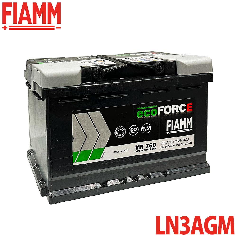 FIAMM フィアム バッテリー LN3AGM 7906200 VR760