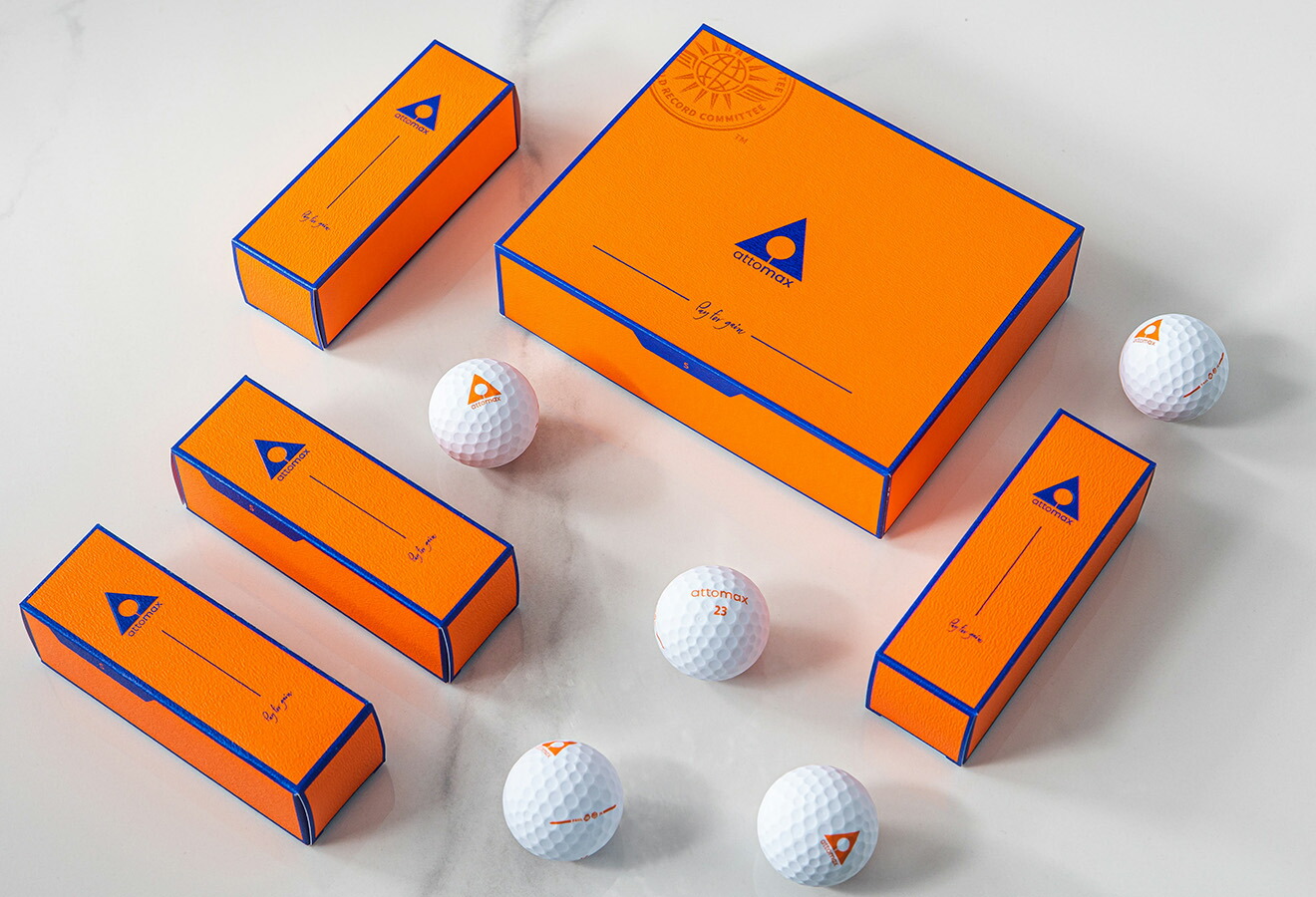 楽天市場】世界一飛ぶボール Attomax(アトマックス) Golf Balls