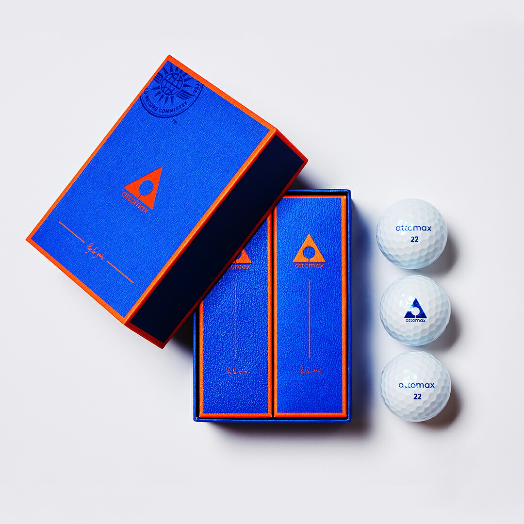 楽天市場】【世界一飛ぶボール】attomax Golf Ball （MEDIUM