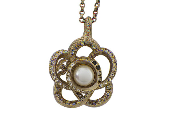 楽天市場】【シャネル】Chanel ココマーク ヤシの木 パール ネックレス