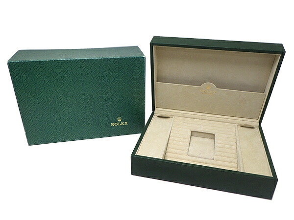 楽天市場】ROLEX ロレックス 新型 箱 保存箱 空箱 外箱 内箱 グリーン