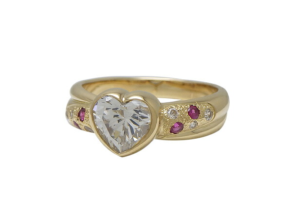 楽天市場】【緑屋質屋】スタージュエリー ミステリアスハート リング