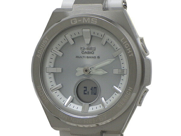 CASIO カシオ G-MS(ジーミズ) BABY-G(ベビージー) 腕時計 MSG-W200-7AJF SS(ステンレススチール)/樹脂ベルト 【中古】【送料無料】【質屋出品】