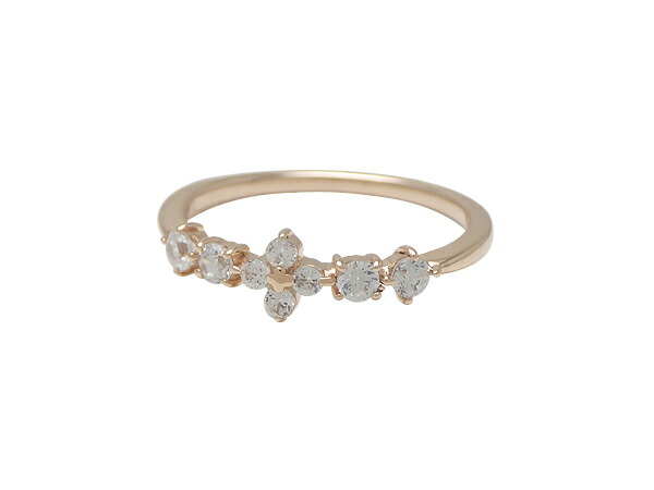 楽天市場】サマンサティアラ 3P・ダイヤモンドリング・指輪/K17/700