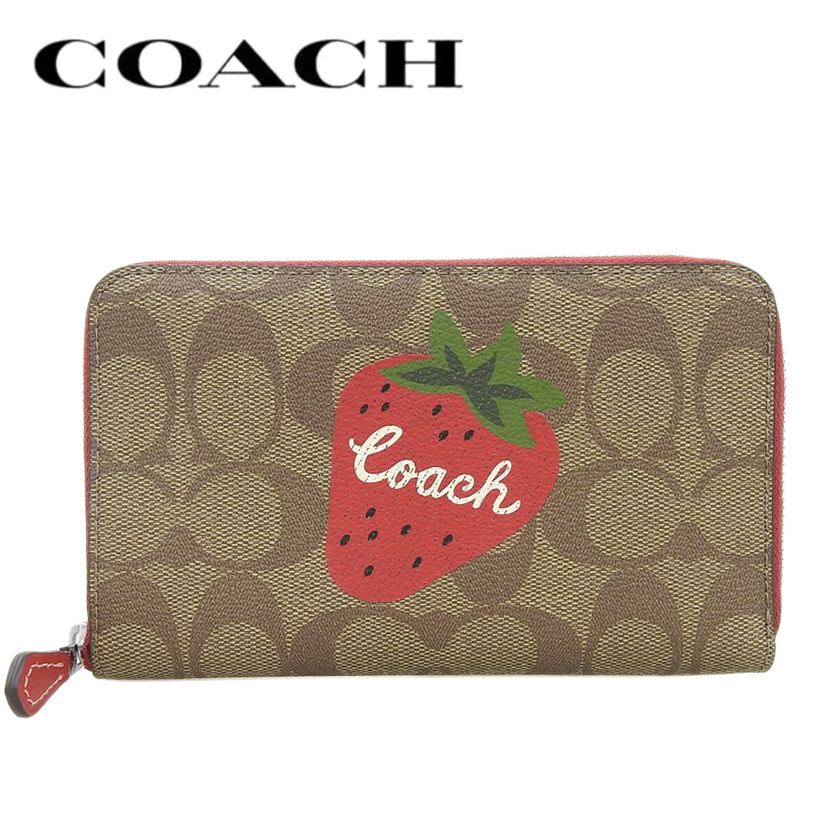 楽天市場】【COACH】 コーチ レザー 2つ折り財布 スモールモーガン 