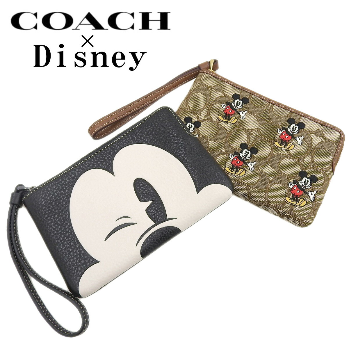 ☆Disney☆ ミッキー リストレット 財布 楽天市場】コーチ(COACH) コーチxディズニー ミッキーウィンク
