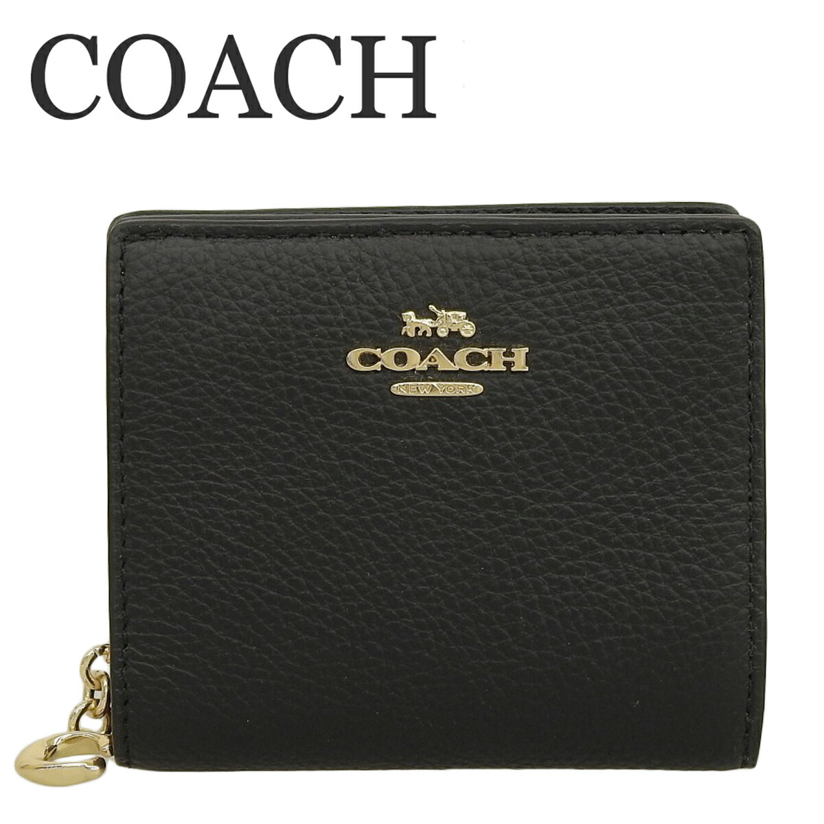 完売品　COACH コーチ 二つ折り財布 リベット スナップウォレット Amazon | [コーチ] 財布 二つ折り財布 コンパクト財布 ミニ財布 CC858