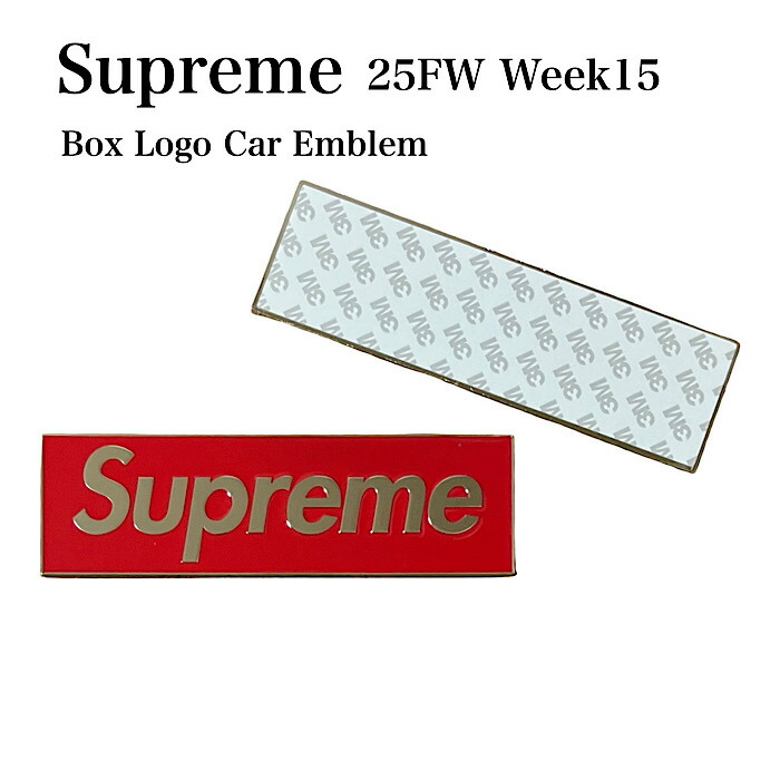楽天市場】Supreme Box Logo Car Emblem 