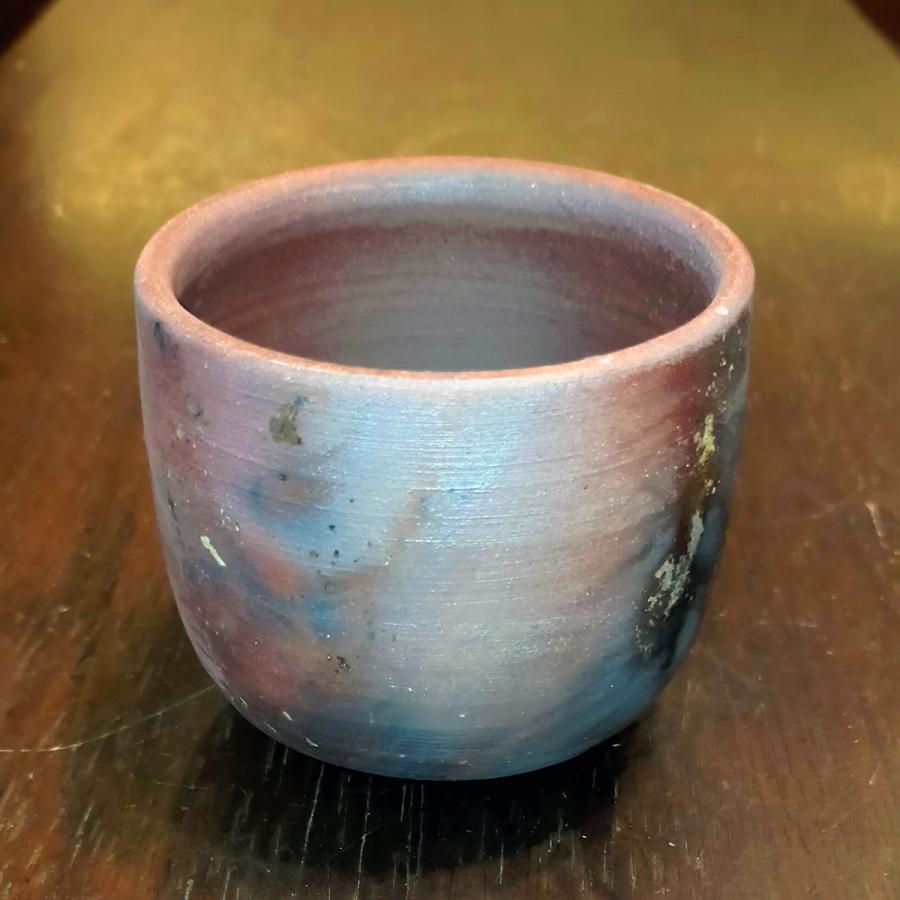 榊原貢　備前焼　ぐい呑み 楽天市場】【中古】【陶芸・陶器】備前焼 榊原貢造 ぐい呑（共箱