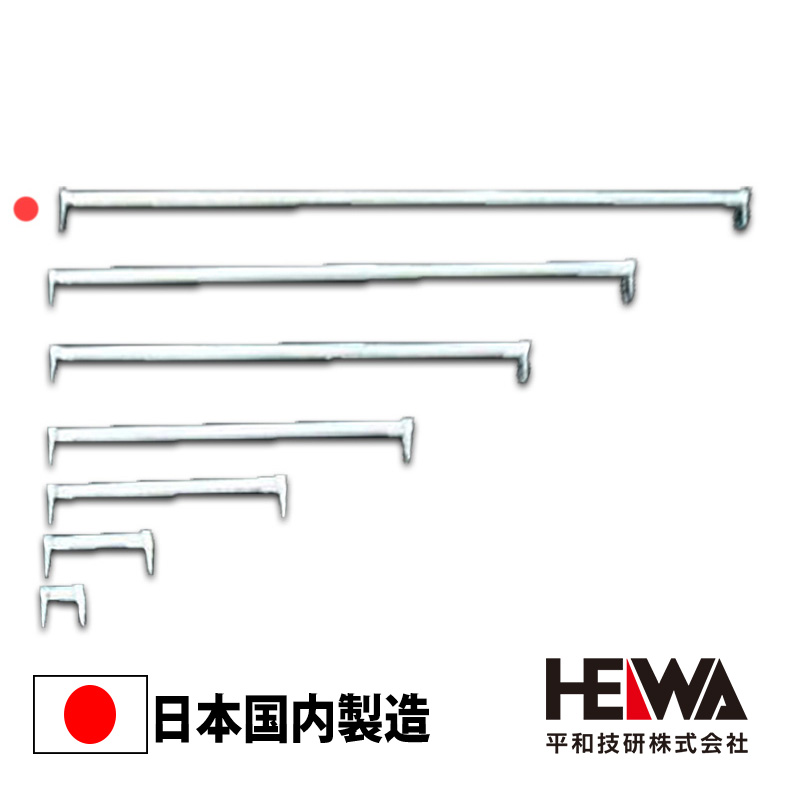 12個セット アルファ手摺 HC2-18 足場 Bタイプ 475ピッチ 平和技研 ビルダーアルファ