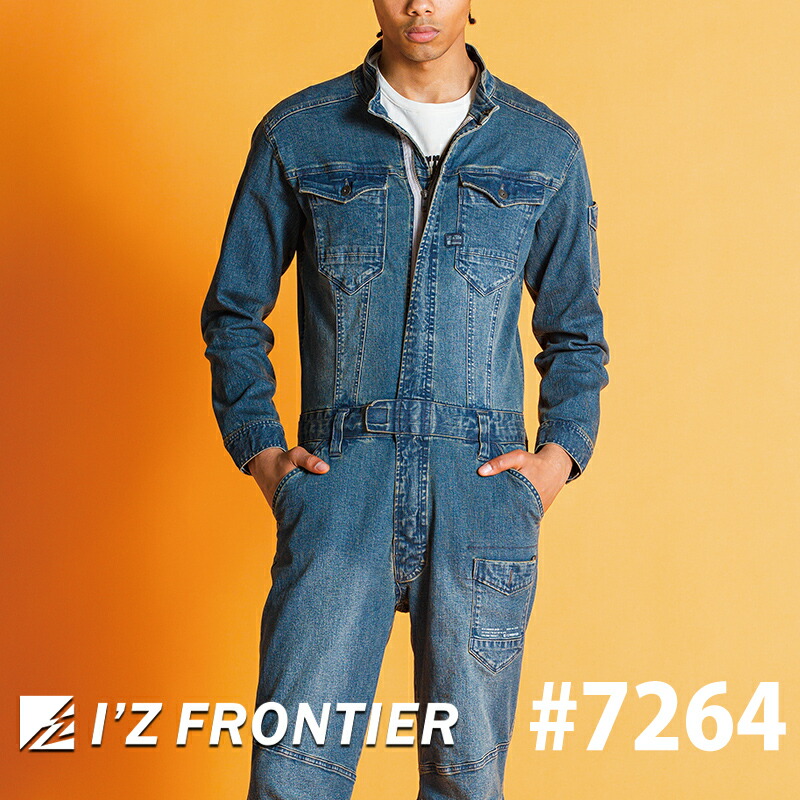 デニムオーバーオール・つなぎ・ダークブルー デニム ツナギ つなぎ メンズ オールインワン オーバーオール ジーンズ