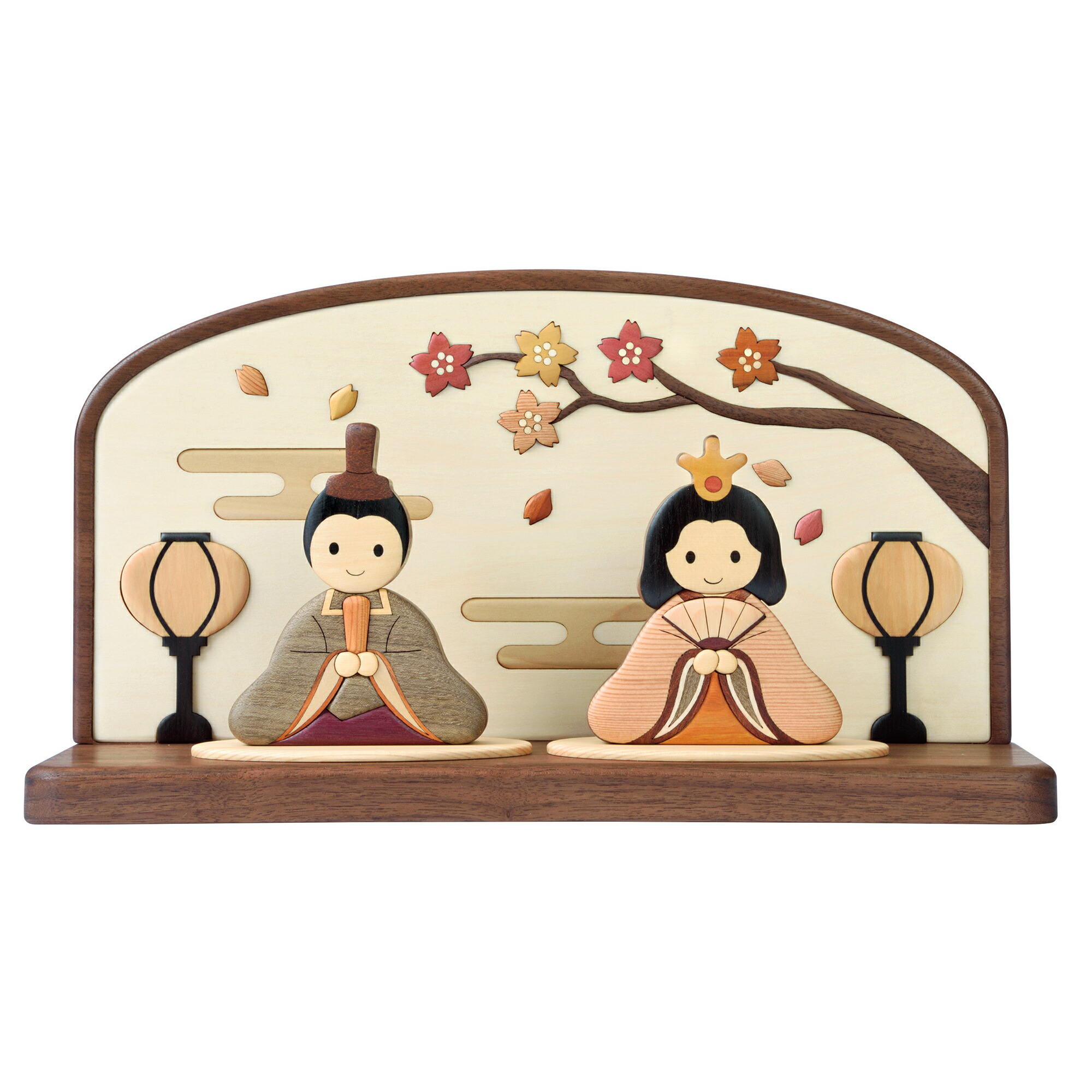 楽天市場】木製 雛人形 セット 置物 ひな祭り 雛飾り 桃の節句