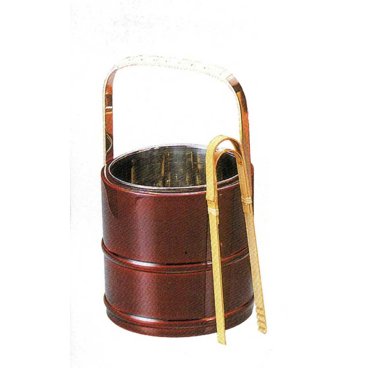 楽天市場】椹 さわら アイスペール ステンレス中子 竹トング付き 19