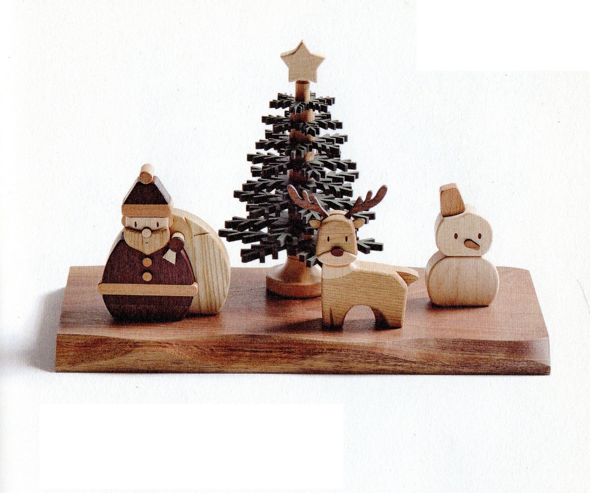 楽天市場】TOY-WOODY-XMAS ウッディ クリスマス 天然木 ササキ工芸