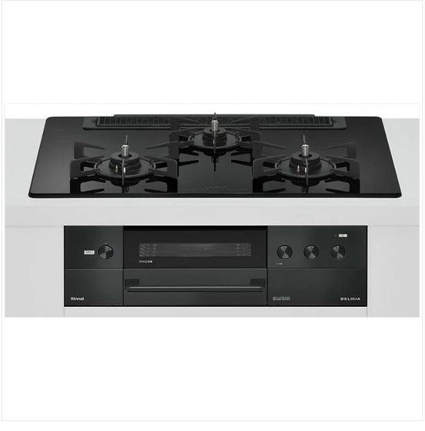 リンナイ RHS71W38M11RNBW ザ・ココットラウンド嘱する デリシア 玻璃いの一番天板 ナイト爵黒いこと 食べ物屋排気ガス口押し並べて ホーローごとく 75糎 ビルトインコンロ オーヴン繋ぎ合わせる有 3V蓄電池 領域ボンネット連絡印字機