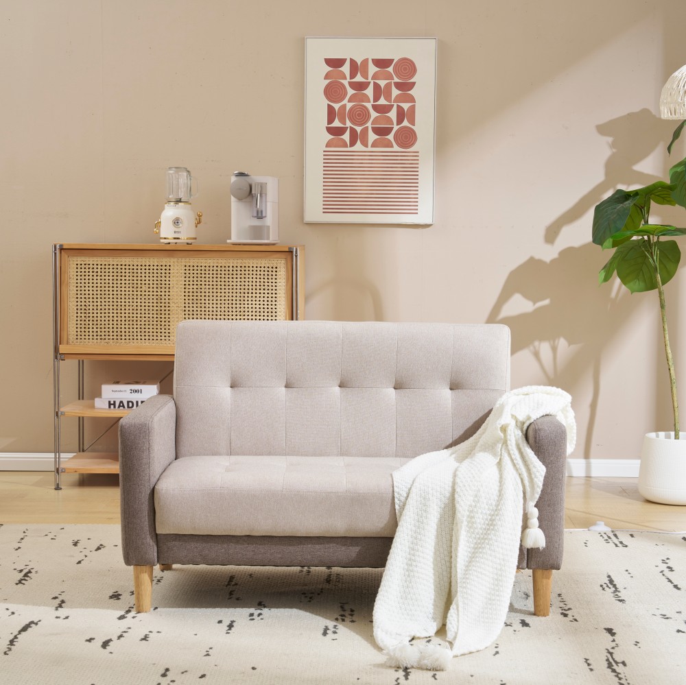 ソ ファー 二人がけソファー 2人掛け 幅105cm高さ12cmリビングソファ