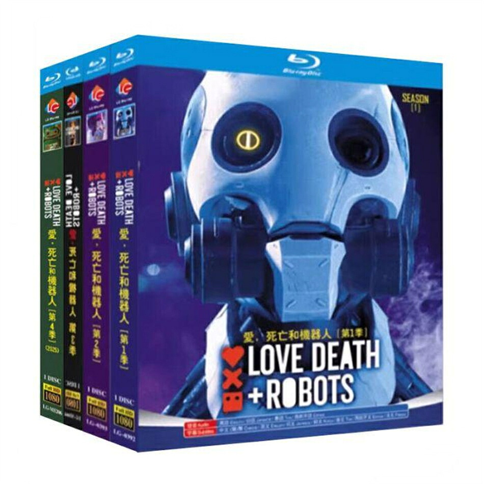 日本語吹替版 ラブ、デス＆ロボット シーズン1+2+3+4 ブルーレイ DVD Blu-ray 日本語字幕
