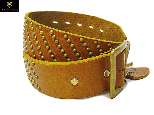 HTC ベルト 【htc/belt】 #SO-SLANT 1.75inch BELT L.BROWN