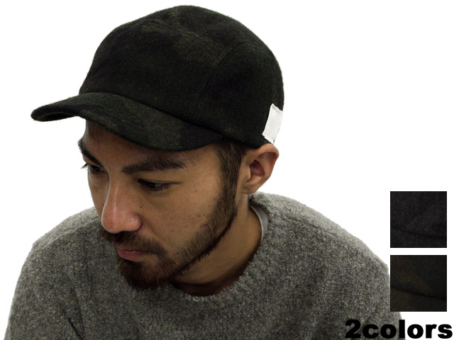 Racal キャップ カモ柄メルトン JETCAP【RL13-636】 ストリート アメカジ シンプル インディゴ 秋物 秋服