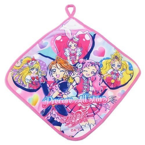 プリキュアオールスターズ ループタオル ひも付き プリキュア アニメ バンダイ 4936516885939画像