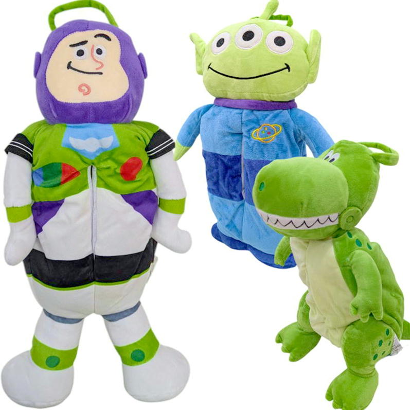 ディズニーストア　トイストーリー　レックス　ぬいぐるみティッシュカバー　タグ付き ディズニーストア トイストーリー レックス ぬいぐるみ