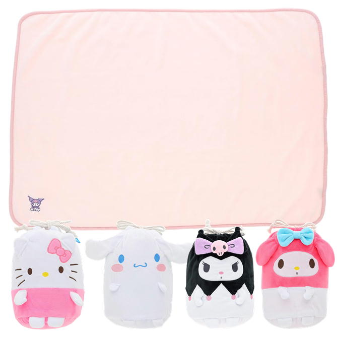 楽天市場】サンリオキャラクターズ ブランケット ひざ掛け 毛布