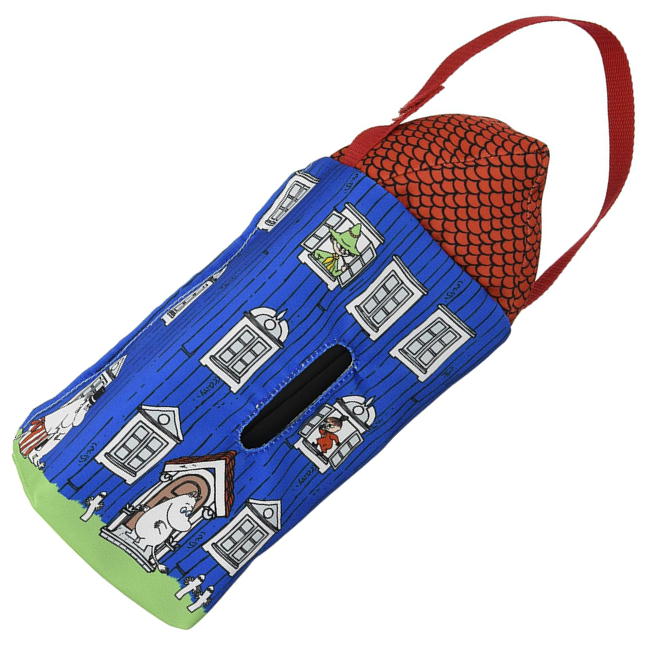 ムーミン ティッシュケース ムーミンハウス MOOMIN キャラクター グッズ カー用品 FS028 メイホウ MEIHO ティッシュボックス 車用品 ブルー 明邦画像