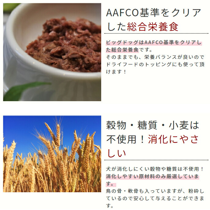 3kg 250g12枚入 オメガ3とアミノ酸が豊富 冷凍生食 総合栄養食 生のドッグフード