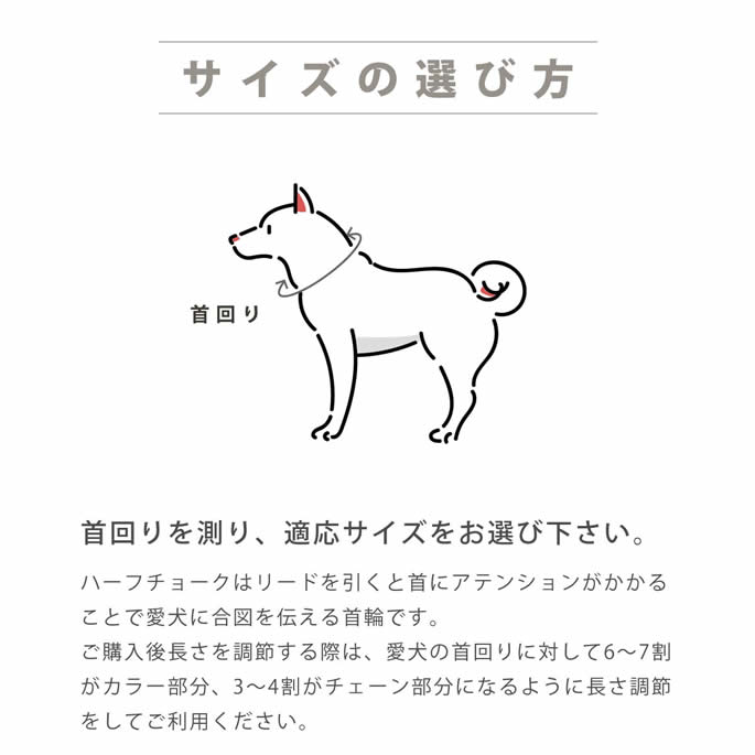 ハーフチョーク 中型犬 ASHU ステップハーフチョークM 幅1.5cm しつけ トレーニング 訓練に 業界No.1