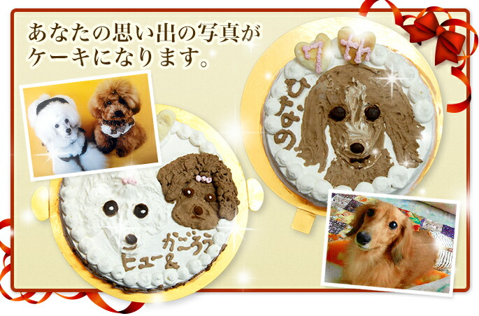 【楽天市場】犬用 似顔絵ケーキ 4号 馬肉 犬 誕生日ケーキ ペット用 にがおえ オーダー【ギフト 贈り物 バースデイ 無添加 ペット ...